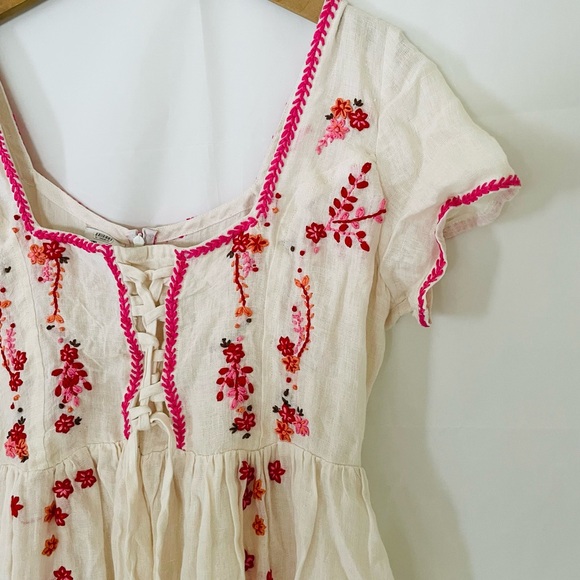 $300 NWOT Anthropologie Tach Raffaella Floral Midi Dress L - Picture 6 of 10